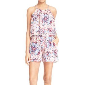 Parker Catamaran Pink Pompom Romper in size S